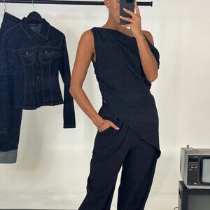 Bronze Snake Tasi Set Black